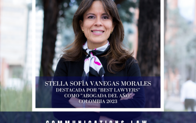 Stella Vanegas nuestra socia fundadora destacada en varias categorías como mejor abogada en la guía 2023 para Colombia por Best Lawyers